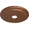 Ekena Millwork Crendon Ceiling Medallion (Canopies up to 4 3/8"), 24 1/8"OD x 4 3/8"ID x 2 1/4"P, Polished Copper CM24CRPOS - alternate 2